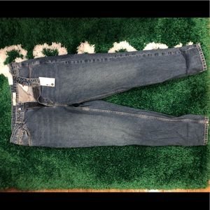 Top Shop High Waisted Dark Wash Jeans - 32x32